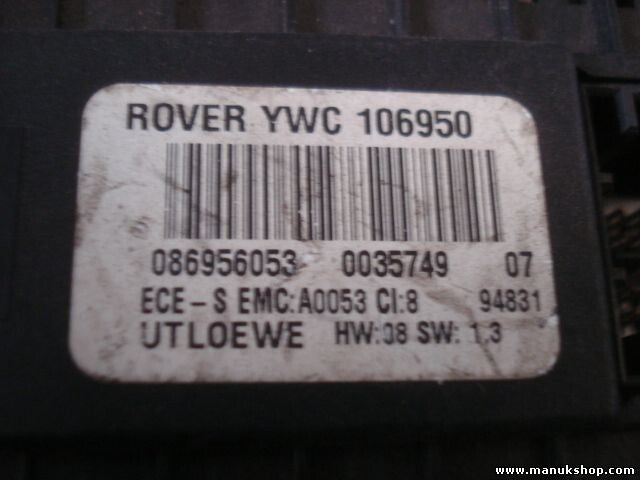 Conmutador de luces ROVER 75 YWC106950 YW C106950 086956053