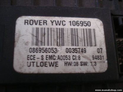 Conmutador de luces ROVER 75 YWC106950 YW C106950 086956053