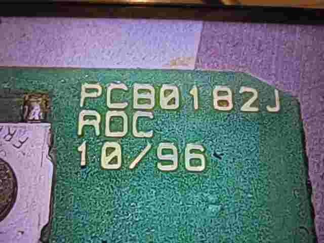 mando control remoto PCB0182J RDC 10/96