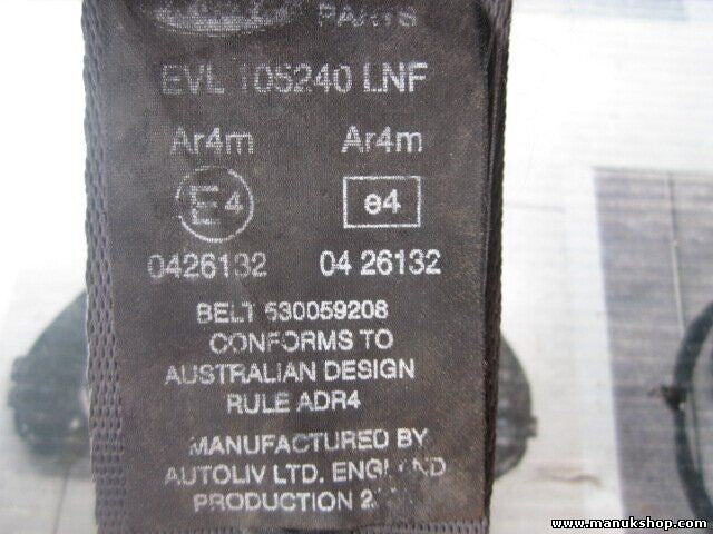 Cinturón de seguridad trasero derecho Land Rover Freelander EVL105240LNF