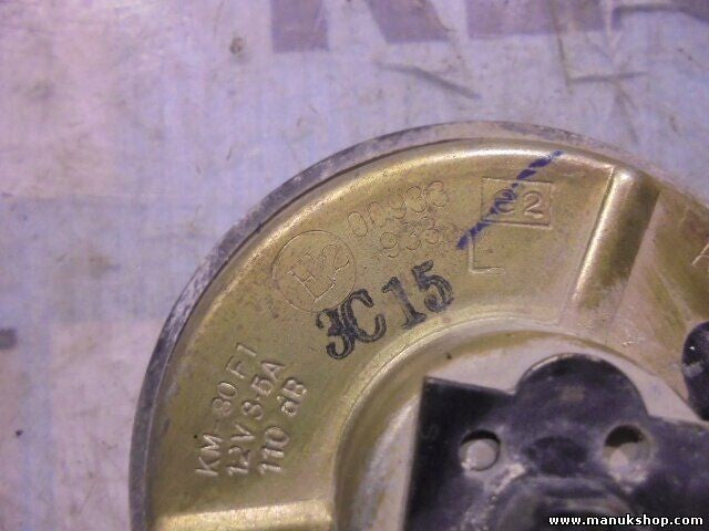 Pito bocina Mitsubishi Mazda 00933933 00933 933 E2 3C15 KM80F1 KM-80 F1 L