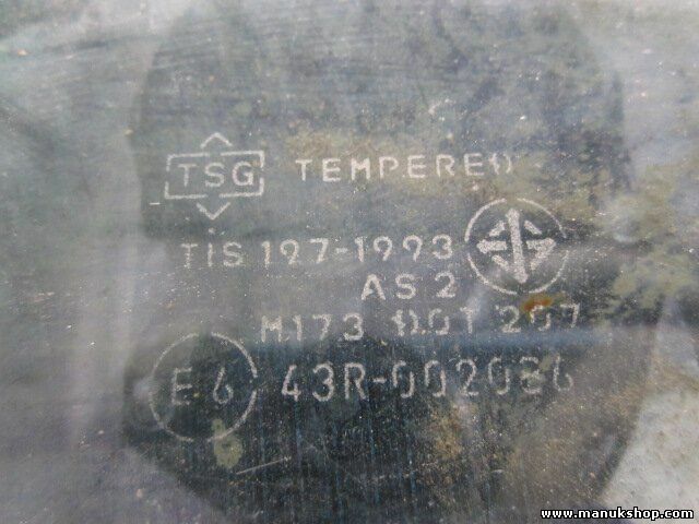 Cristal trasero derecho Mazda BT-50 Ford Ranger 43R002086 M173DOT207        