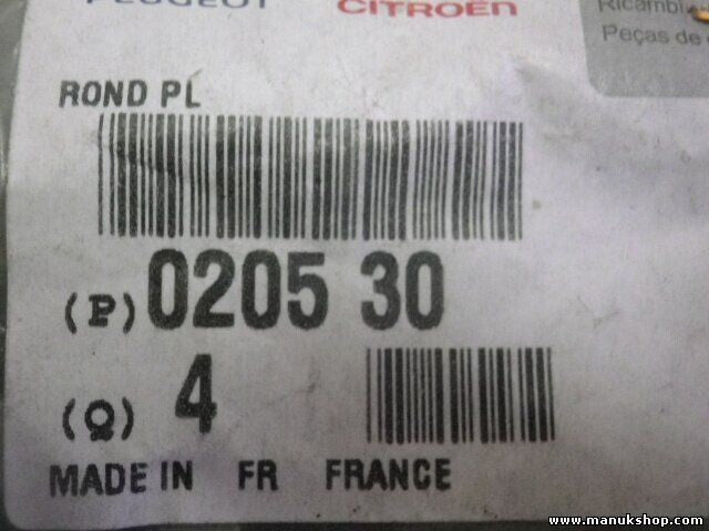 Arandela Plana Citroen Peugeot 020530 0205 30 ROND PL