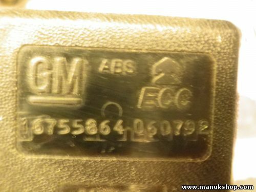 Cierre cinturon de seguridad trasero medio Opel Frontera 16755864 060792