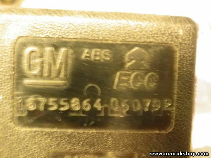 Cierre cinturon de seguridad trasero medio Opel Frontera 16755864 060792