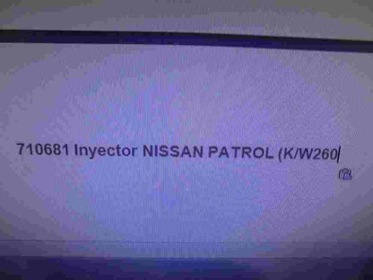 Inyector Nissan Patrol K/W260 710681 71-0681