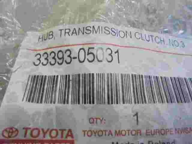 Hub Transmission Clutch No. 3  Toyota Yaris 3339305031 33393-05031