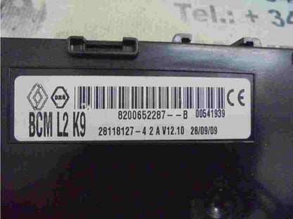 Scatola fusibili relè Renault Clio 8200652287B 8200652287 B BCM L2K9