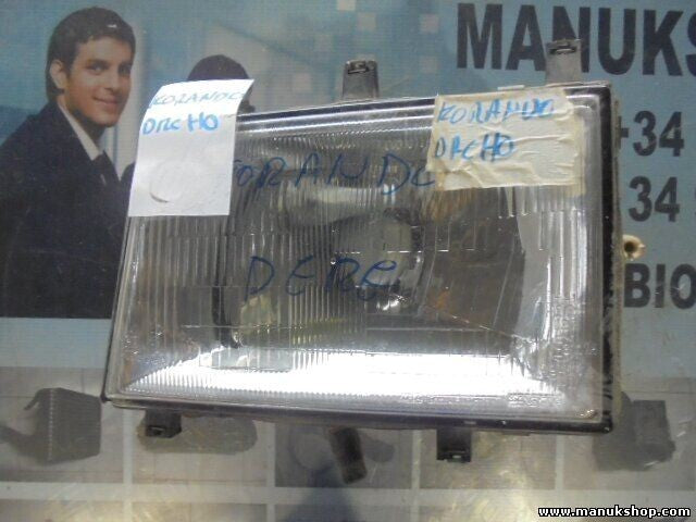 Faro delantero izquierdo SsangYong Musso H4 P43T 12V 60/55W LHD T4W 12V4W