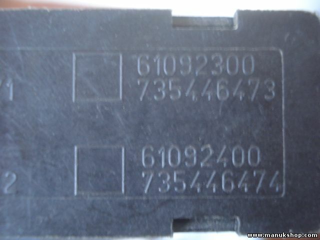 Interruptor de emergencia Fiat Grande Punto 06508B921 61092300 61092400 