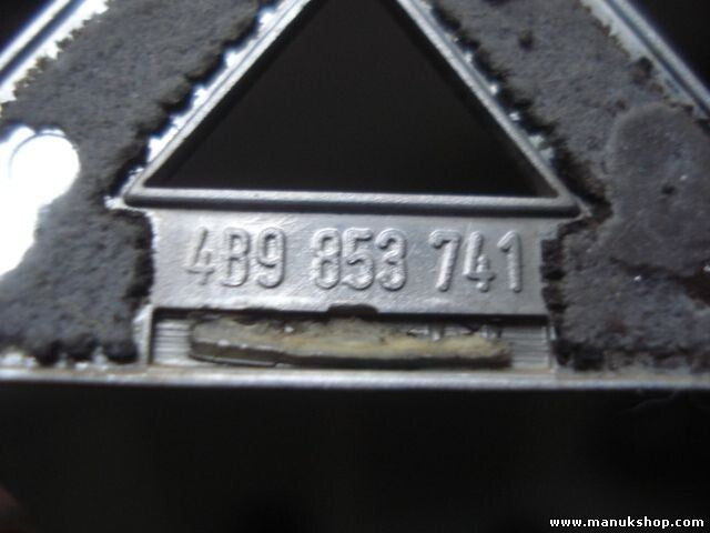 Emblema trasero Audi A 6 cm 4B9853741 4B9 853 741