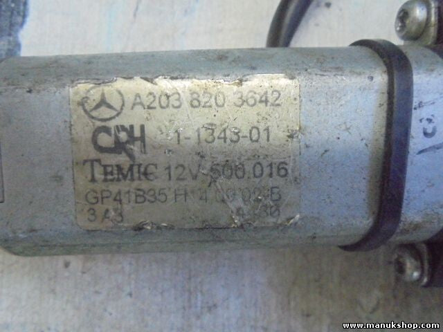 Motor asiento Mercedes-Benz W203 TEMIC GP41B36 A2038203642 1134301 1 1343 01