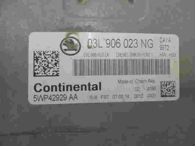 Centralita Skoda Fabia 03L906023NG 03L906023LK LK SIMOS PCR2.1 5WP42929AA