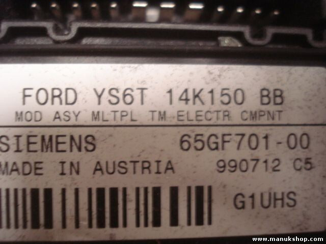 UHS Caja de fusibles Ford Puma Fiesta IV G1 UHS YS6T14K150BB 65GF70100