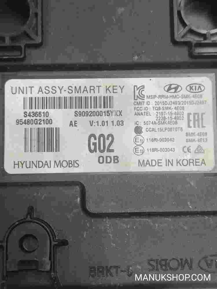 Módulo de regulación Bloque Conjunto Hyundai Ioniq Kia Sportage Niro 95480G2100