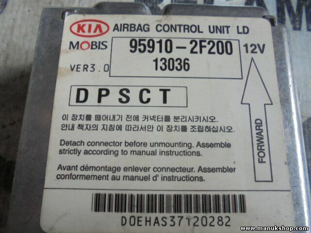 Airbag Centralita Kia Cerato DPSCT 13036 VER 3.0 959102F200 95910 2F200
