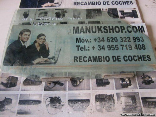 Vetro porta anteriore destra Mitsubishi Pajero Pinin 43R007951 DOT24AS2M19