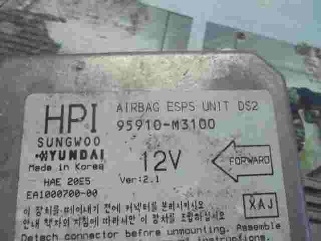 Airbag Centralita Kia Joice HAE 20E5 95910M3100 02020112 E5H0011738D VER.2.1