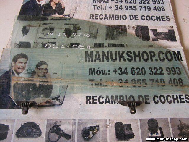 Cristal de la puerta delantera derecha Hyundai ix35 1.7 43R007951 DOT24M19AS2 E6