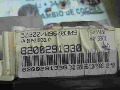 Cuadro de instrumentos Renault Laguna 8200291330D 8200291330 D 503000960309