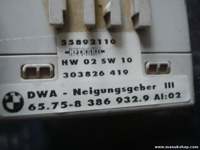 Relé BMW E39 657583869329 65.75-8 386 932.9 HELBAKO 55892110 0729638 451191130
