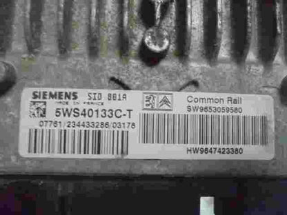 Centralita Peugeot 307 SW9653059580 SW 9653059580 HW9647423380 5WS40133C-T