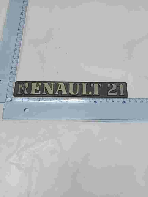 Emblema / Renault 21 20,5 cm. 7700773459 7700 773 459
