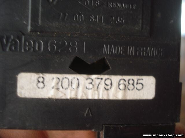 Interruptor de nivelación de faros Renault Kangoo II Clio III 8200379685