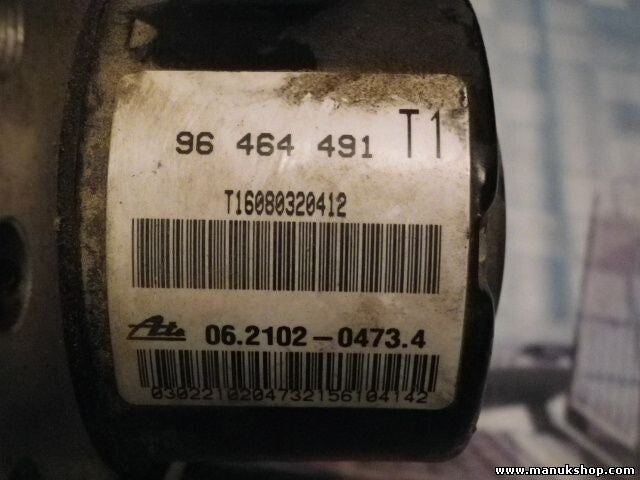 Unidad hidráulica del ABS Chevrolet Matiz Daewoo ATE 96464491 06210204734