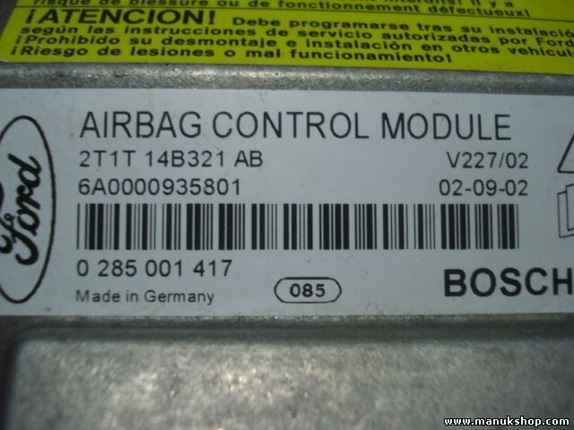 Sensor de impacto de airbag Ford Transit Connect 2T1T14B321AB 0285001417