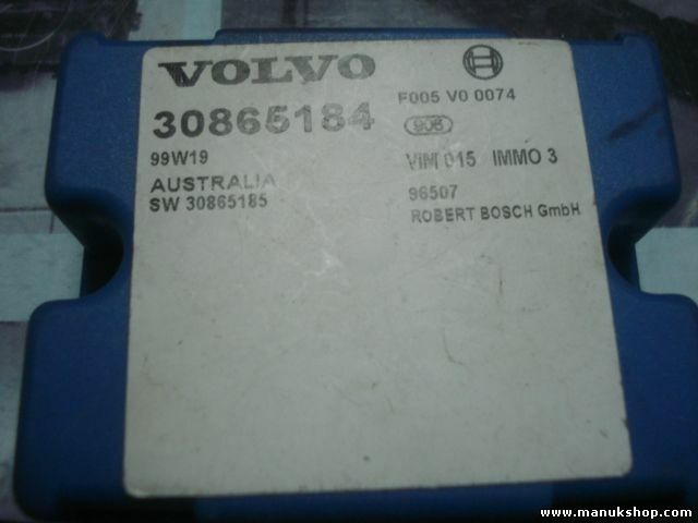 Control de la unidad de alarma inmovilizador módulo VolvoV40 S40 99W19 30865184 