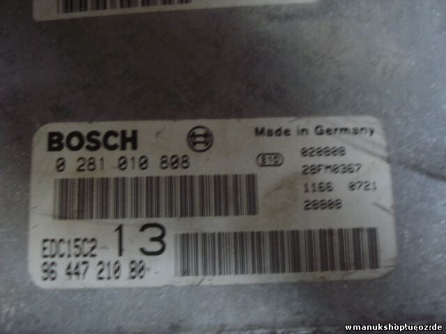 Centralita Citroen C5 2.0 HDi 0281010808  9644721080 BOSCH 0 281 010 808
