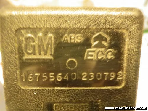  Cierre cinturon de seguridad trasero medio Opel Frontera 16755640 230792 GM