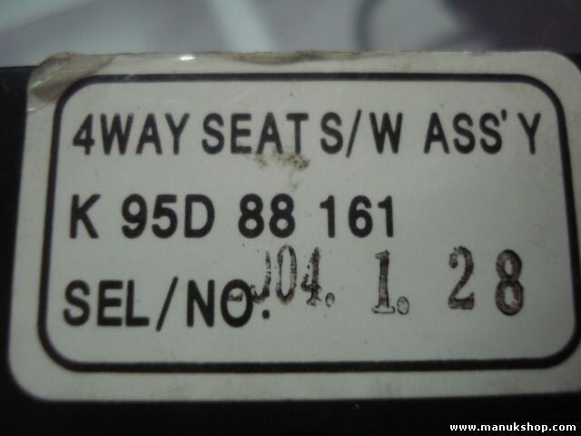 Ajuste de los asientos KIA Carnival K95D88161 K 95D 88 161