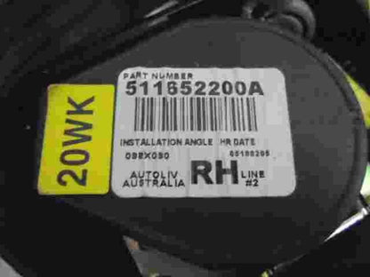 Cinturón de seguridad delantero derecho Kia Sportage 511652200A 888201F200