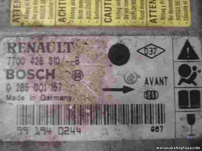 Airbag Centralita Renault Clio II 7700428310 B 7700428310B BOSCH 0285001157