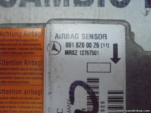 Airbag Centralita Mercedes-Benz W210 TEMIC 0018200026 (11) 001 820 00 26 11 MRSZ