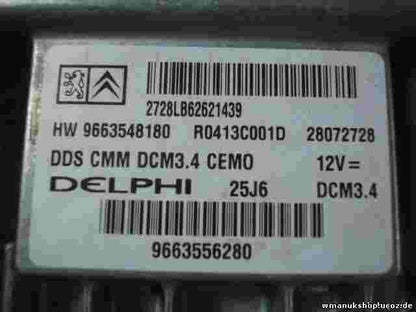 Centralina Peugeot 407 Citroen HW 9663548180 HW9663548180 9663556280 R0413C001D