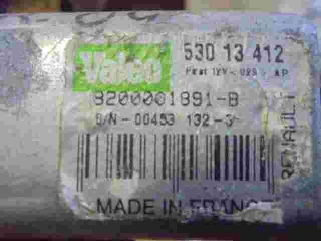 Motor del limpiaparabrisas trasero Renault Laguna Valeo 53013412 8200001891-B