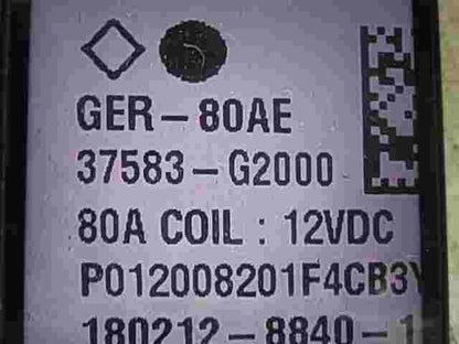 Relè di potenza Kia Niro Hyundai Ioniq 37583G2000 37583-G2000 GER80AE GER-80AE