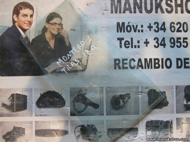 Vetro posteriore sinistro Mitsubishi Pajero Montero 43R00033 M273AS2DOT20