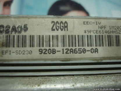 Centralita Ford EFI-SD230 EFISD230 92GB-12A650GA VISTEON 92GB12A650GA 92GB12A650