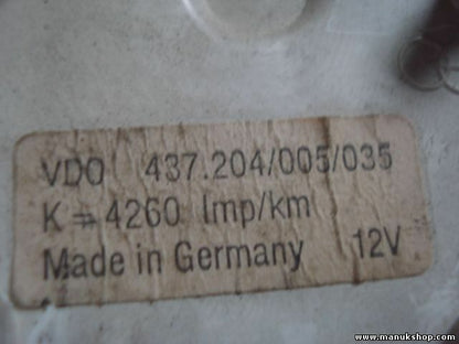 Instrumentos indicador de combustible Audi 80 VDO 437.204/005/035 437204005035