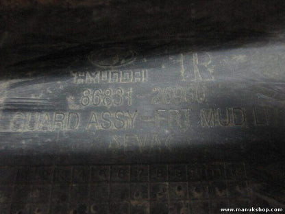 faldilla delantera izquierda Hyundai 2001/08-2006/03 8683126960 86831-26960