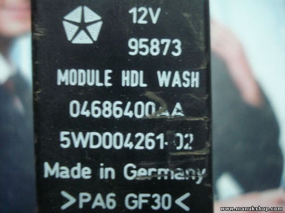 Bomba de agua relé Chrysler Voyager 12V 04686400AA 5WD004261-02 5WD00426102