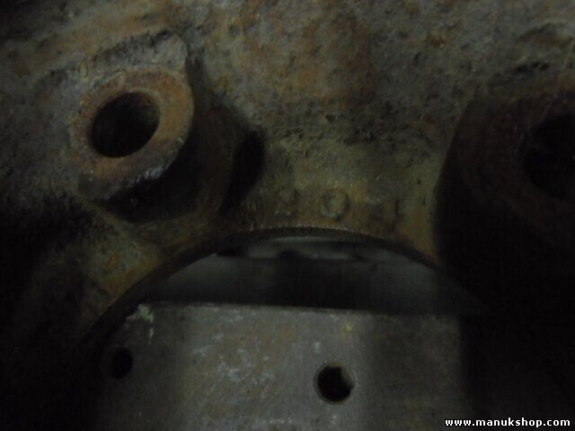 Disco de freno delantera izquierda Mitsubishi Pajero Montero I L04_G, L14_G 2.0