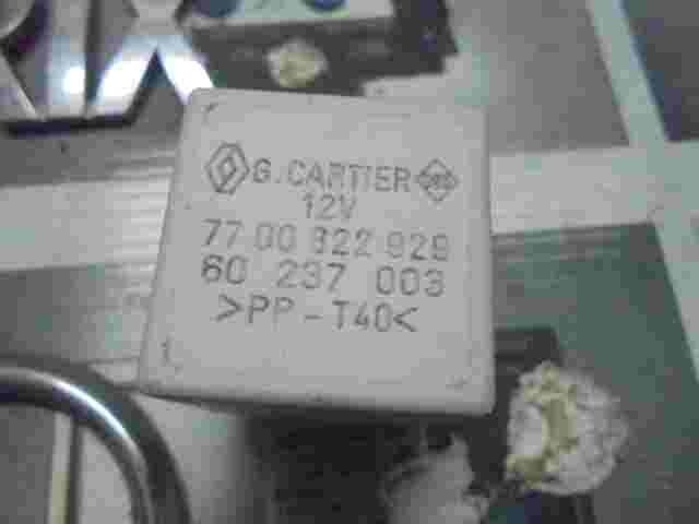 Relé del limpiaparabrisas Renault Laguna Kangoo 7700822929 G.CARTIER 60237003