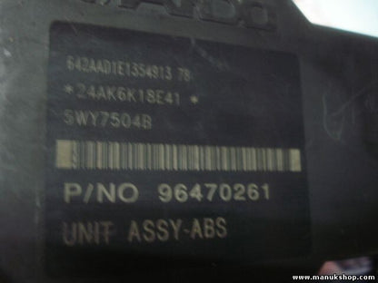 Unidad hidráulica del ABS Chevrolet Kalos ASSY-ABS4/4 96470261 5WY7504B 96470254