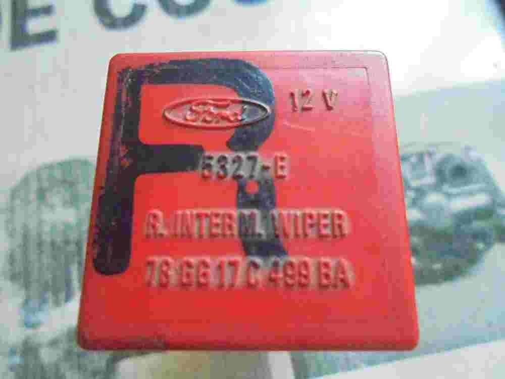 Relé Ford Escort 786617C499BA 78 66 17 C 499 BA 5327E 5327-E
