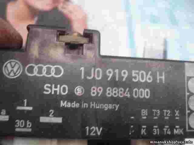 Centralita modulo electroventilador VW Golf IV Seat Skoda 1J0919506H  898884000